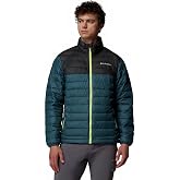 Columbia Powder Lite II Jacket, Padded Jacket for Men | Waterproof, Insulated, Zipper Pockets, Extended Cut Available