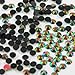 Beads4crafts 1000 X Glue On 3Mm 4Mm Ab Flat Back Rhinestone Bridal Ab Stones Craft Scrapbook, Size: 4Mm, Colour: Yellow/Gold.Ab.C896