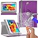 Price comparison product image N4U Online® Purple Glass Protector & Rotating PU Leather Case For Acer Iconia One 10" (B3-A10) Tablet