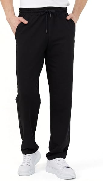 COMEOR Jogginghose Herren Baumwolle Sweathose - Lange Sport Hose Herren - Jogger Trainingshose Herren, Relaxing Hose - 1