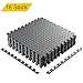 Produktbild FGHGFCFFGH 16 Stücke Grau Durable Verriegelung Eva-Schaum-matten Pads Garage Zimmer Bodenmatte Straße Spielmatte Für Kinder Teppich Baby Spielzeug 60 x 60 cm
