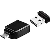 Verbatim Nano USB-Stick 2.0 Drive - 32 GB - mit Micro B-Adapter - Für Tablets und Smartphones mit dem USB OTG (On-The-Go)-Fea