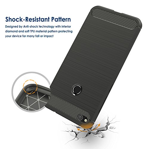 Simpeak Funda Huawei P8 Lite 2017  Fundas Huawei P8 Lite 2017   Honor 8 Lite Nova Lite Carcasa P8 Lite 2017  No para Huawei P8 Lite  Funda Gel Silicona Premium TPU 5 2 Pulgadas  Gris