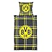 Produktbild BVB-Bettwäsche mit Karo-Motiv one size