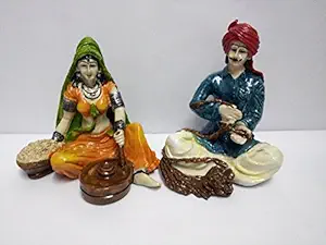 Karigari Home Decor Resin Showpiece (29 X 19 X 13cm, Multicolour)