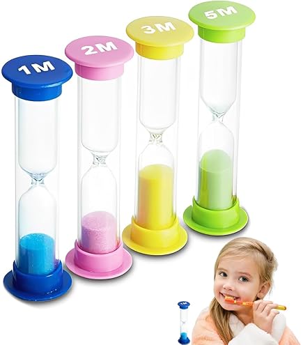 Sablier Minuterie, XiXiRan Minuterie Sablier Enfant, 12 Pièces Sabliers Pedagogiques, Sabliers