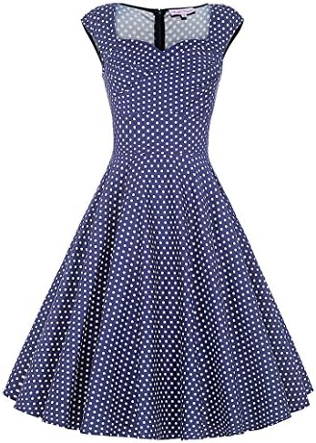 Sleeveless 1950s Cocktail Dresses Sweetheart Neck Size L BP105-5
