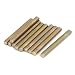Produktbild 1mm Pitch M6 x 50mm Außengewinde Alle 10Pcs Gewindestangen Bronzeton