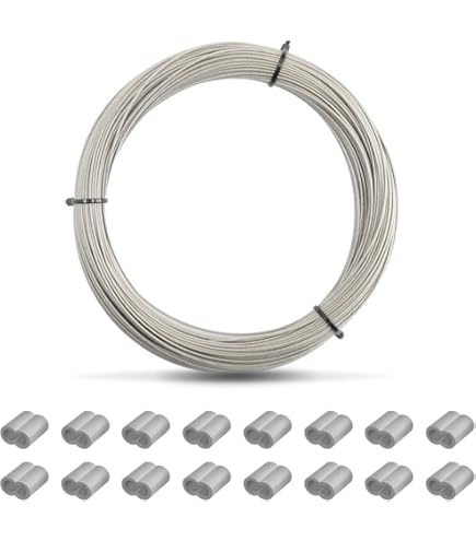 Roestvrij staaldraad Kabel 100M Tuin Draadkabel Toepassingen van