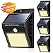 Price comparison product image Solar Lights Outdoor 40 LED, Warm White Solar Motion Sensor Lights, ZOYJITU Waterproof Super Bright Wireless Solar Security Lights for Garden Fence Yard Patio Pathway Driveway, 4 Pack