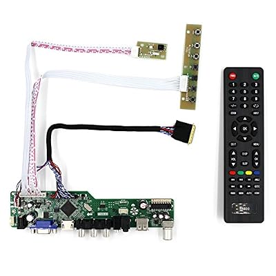 LCDBOARD HDMI VGA AV USB LCD carte contrôleur pour travailler 43,9 cm LP173WD1 B173RW01 Ltn173kt01-a01 N173fge-l21 ChiMei N17306-l02 1600 x 900 40pins écran LCD