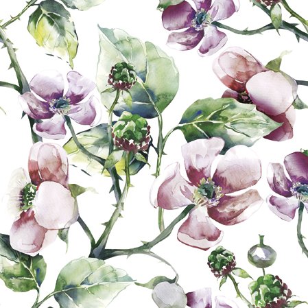 Preisvergleich Produktbild Paw Lunchservietten Design PINK WILD ROSES