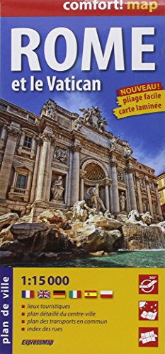 Télécharger ROME ET LE VATICAN 1/15.000 (comfort !map, laminée) Gratuit