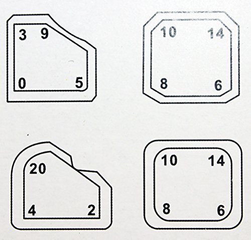 Fugenglätter 5tlg. Set -K&B Vertrieb- Silikonabzieher Fugenzieher Spachtelset Glättspachtel 256 - 5