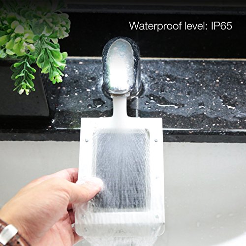 Panpany LED Leuchte großes Solarlicht Wasserdicht Außenbeleuchtung extrem hell Gartenlicht Bewegungssensor mit hoher Reichweite als Sicherheitsbeleuchtung für Wand oder Wege - 8