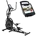 Produktbild skandika SF-1920 Crosstrainer Elliptical Carbon Pro Advance, schwarz, Schwungmasse 22 kg, 16 Widerstandsstufen, Smartphone App Steuerung + Google Street View, höhenverstellbare Steigung, Körperfett