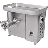 Beeketal 'FW900P' Industrie Fleischwolf für bis zu 300 kg/Std. Durchsatz mit Rückwärtsgang mit ölgelagertem Getriebe und dire