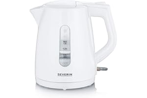 ‎SEVERIN Severin Czajnik elektryczny (2200 W, ok. 1,0 l, system Central-Cordless 360°) biały
