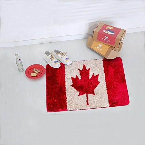 British Wind Rice Word Flag Fashion Creative Door Mat/Toilet Absorbent Carpet/Machine Washable Non-slip Mats/Rectangular Pad-B 50x80cm(20x31inch)