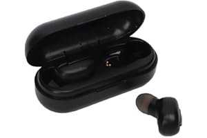 SEPTPENTA Auriculares para Traductor de Idiomas, Compatible con 84 Idiomas Traductor de Idioma de Voz Instantáneo, BLE5.0, Vida Útil a Prueba de Agua 120 Horas Tiempo de Espera Largo (Black)