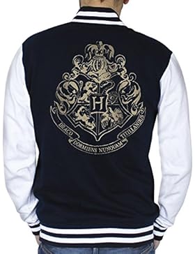 Felpa di HARRY POTTER Taglia M (MEDIUM) con Logo SCUOLA di HOGWARTS stile College WARNER BROS