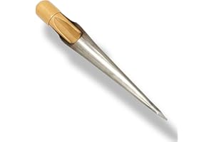 FCOUIID Spike FID con manico in legno, stile svedese, acciaio inossidabile 304 per diametro del filo di linea: piccolo 1/8" a 1/2", medio 1/2" a 1", grande 1" e fino