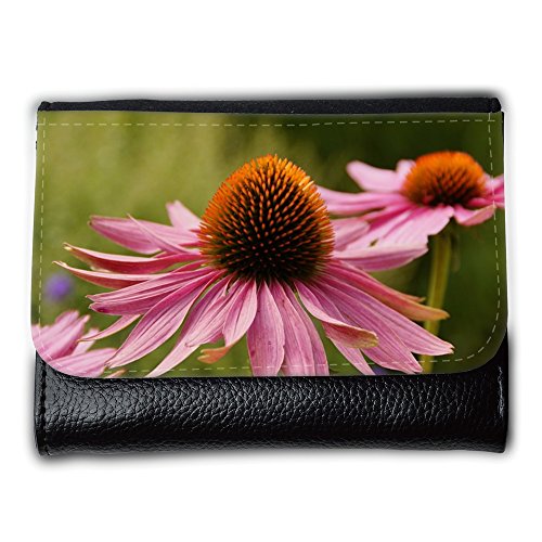 Preisvergleich Produktbild Portemonnaie Geldbörse Brieftasche / / M00290181 Echinacea Sonnenhut Blüte rosa Natur / / Medium Size Wallet