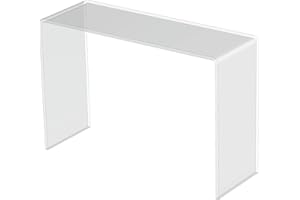 3R W Design Acrylic Display Shelves- Clear Display Plastic Perspex Stands Risers Plinths (6mm-thick-30-10-20cm)
