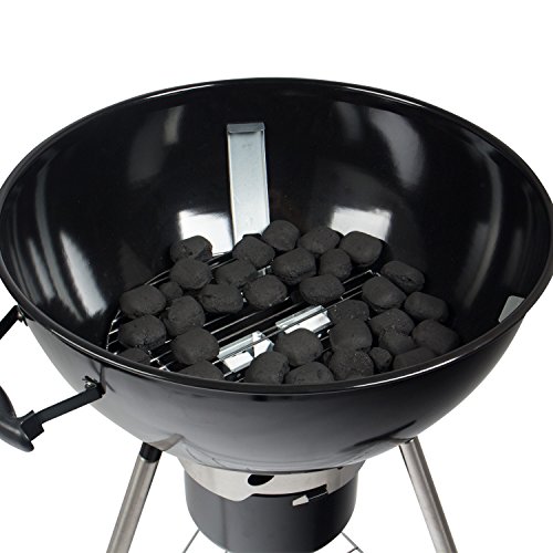Rustler RS-0876 Holzkohle Kugelgrill, 58 cm, schwarz, 57 x 57 x 106 cm - 5