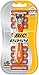 BiC Easy Mens Triple Blade Disposable Shaver System Blister of 1 Handle with 6 Free Cartridges Included