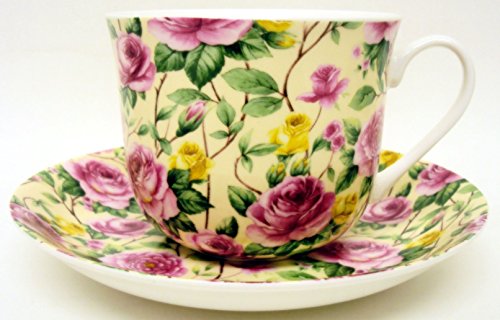 Tasses Mugs Et Soucoupes Venitien Petit Dejeuner Tasse Et Soucoupe En Porcelaine Anglaise Noir Et Blanc