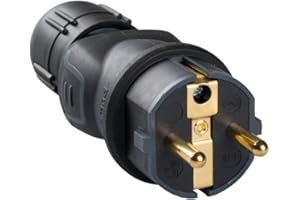 Legrand 050340 Prise professionnelle - 16 A à 230 V - matériel de haute résistance pour utilisations professionnelles - noir