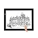Produktbild Leuchttisch Leuchtplatte USB Cartoon Kopiertabelle LED Dimmbar Lichtkasten A3/A4 mit Taschen Klammer USB-Kabel und 10 Papier (A3)