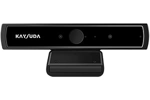 KAYSUDA Windows Hello Infrarrojos Cámara de Reconocimiento Facial, Webcam 720P con Micrófono de USB Plug and Play para Youtube Vídeo Radiodifusión Skype