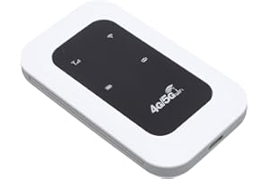 VBESTLIFE Portable 4G 5G WiFi Hotspot, 4G LTE Modem USB 300 Mbps 5G High Speepot avec Emplacement pour Carte SIM, Routeur Portable pour Le Voyage, Voyage d'affaires, Travail