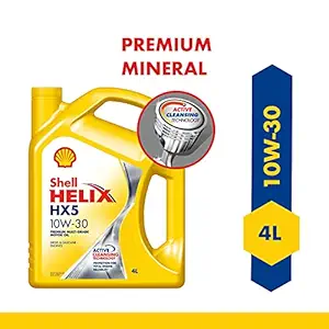 Shell Helix HX5 10W-30 SN A3/B3 Engine Oil for Cars (4L)