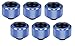 Produktbild Thermaltake Pacific C-Pro G1/4 PETG OD Kompressionsfittinge (16 mm, 6er Pack) blau
