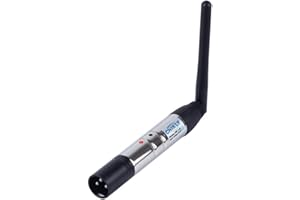 CHINLY DMX512 DMX 2,4G ISM Inalámbrico 1 Receptor Controlador de Luz LED Para Luces de Fiesta de Escenario de DJ