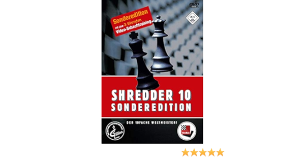 Pc Schachprogramm Shredder 10 Sonderedition Amazon De Games