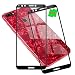 Produktbild LAGUI Panzerglas + Hülle, für Huawei Y7 Pro 2018, 9H Ultra-klar Gläser Schutzfolie, und 9H Panzerglas Rückseite und seitlich TPU Rahmen Handyhülle, 1 rots Schutzhülle + 2 Schwarz Panzerglasfolie.