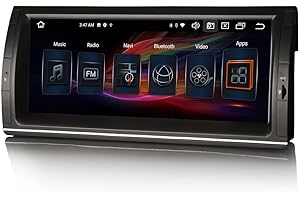 ERISIN Radio samochodowe do BMW serii 5 E39/ E53 X5/ M5, 8 rdzeni, Android 10.0, ekran 10,25”, nawigacja GPS, Carplay, Android Auto, A2DP, wi-fi, DAB+, RDS, TPMS, 4 GB RAM + 64 GB ROM
