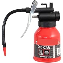 250CC Oil Can Squirt Pump - Trigger Oiler With Rigid Nozzle For Lubrication