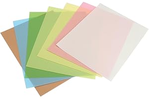 EsportsMJJ 7St 8.7 X11-Mikro Finish-Läpp Folien Von 0,3 Bis 30 Mikron 7 Farben