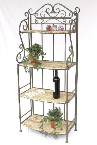 DanDiBo Regal „Malega“ 12060 aus Metall und Holz 150 cm Bücherregal Badregal Küchenregal - 7