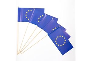 EVERFLAG Papierfähnchen: Europa 1000er Packung