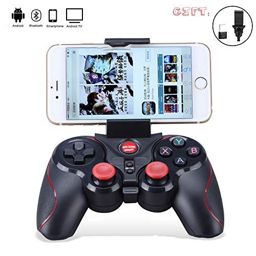 Preisvergleich Produktbild DUCKTOYS Bluetooth-Spielcontroller, tragbarer WLAN-Videospiel-Controller Deluxe-Version des Spielcontrollers, kompatibel mit Android / IOS / PC / Smartphone / TV Box