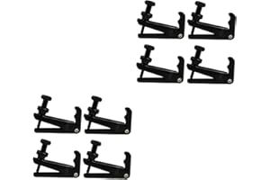 Vaguelly Violin Fine Tuner Brass 3/4-4/4 Violin String Adjuster Practical Adjustment Tool in Black for Violin Beginners