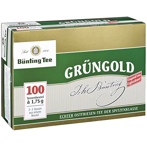 Preisvergleich Produktbild Bünting Tee Grüngold, 100 Tassenbeutel 1er Pack
