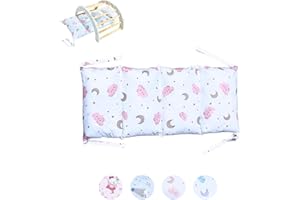 Lululearn® Kissen für Kletterbogen [Weich & Bequem] - Gepolsterte Auflage für Montessori Spielbogen & Klettergerüst – Kinderfreundliches Design (Rosa)