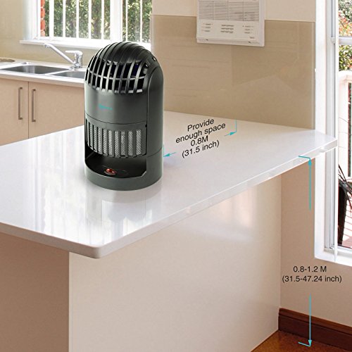 Apalus® Umweltfreundliche LED Mückenfalle (Verbessertes Model), Insektenfalle Mit Vakuum Ventilator Zum Fangen Von Kleinen Insekten, Inklusive Kostenlosem Mücken-Lockstoff (Unter Aktuelle Angebote) - 6